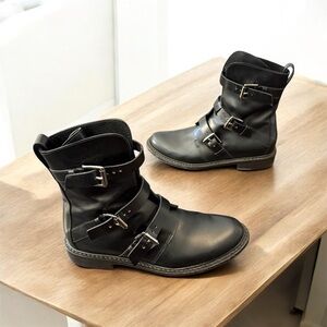 New with box Rag & Bone hand made good year leather upper boots women’s size 11
